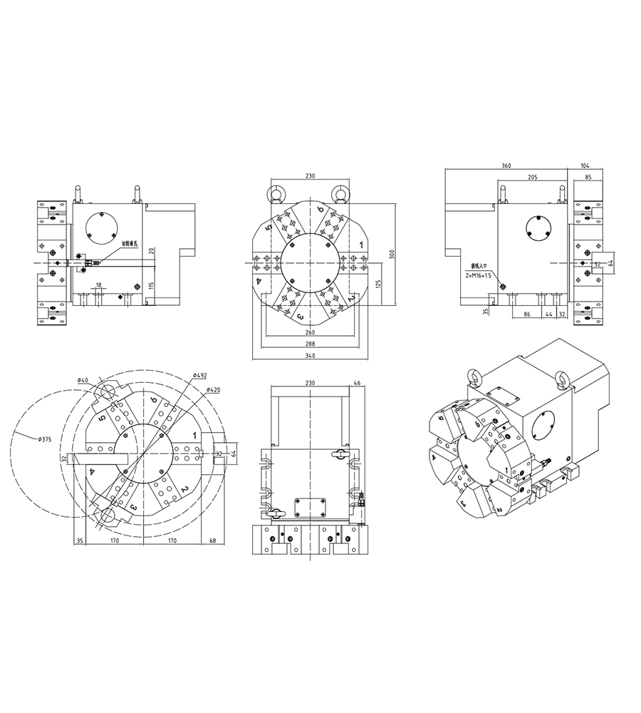 Револьверная головка HAK31125-6T